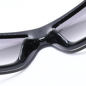 CHANEL シャネル サングラス アイウェア 5088-B c.501/8G サイズ120 ココマーク ラインストーン ブラック 美品 中古 4a006576