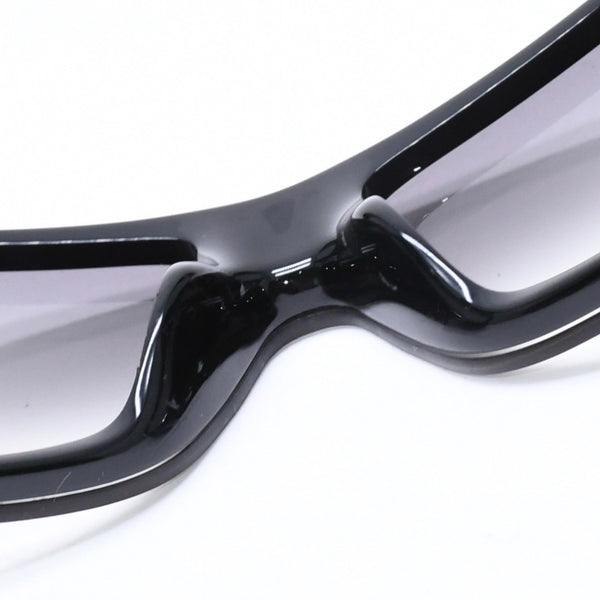 CHANEL シャネル サングラス アイウェア 5088-B c.501/8G サイズ120 ココマーク ラインストーン ブラック 美品 中古 4a006576