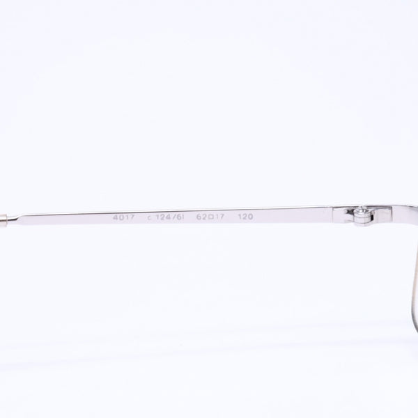 極美品 CHANEL シャネル リムレス サングラス アイウェア 4017 c.124/6I サイズ62□17 120 ココマーク シルバー グレー 中古 4a006793
