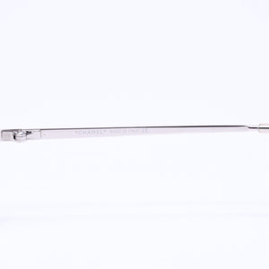極美品 CHANEL シャネル リムレス サングラス アイウェア 4017 c.124/6I サイズ62□17 120 ココマーク シルバー グレー 中古 4a006793