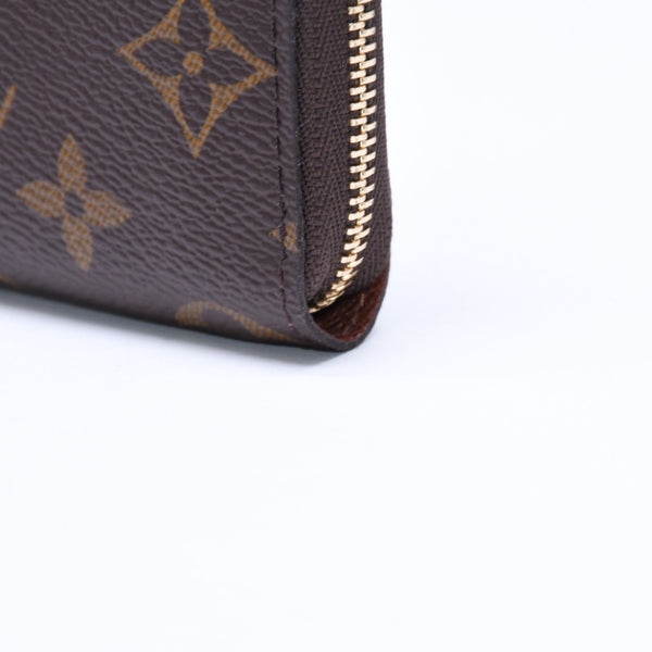新品同様 LOUIS VUITTON ルイヴィトン ジッピー コインパース M60067 モノグラムキャンバス ミニウォレット 小銭入れ 財布 ブラウン ゴールド金具 中古 4a006567