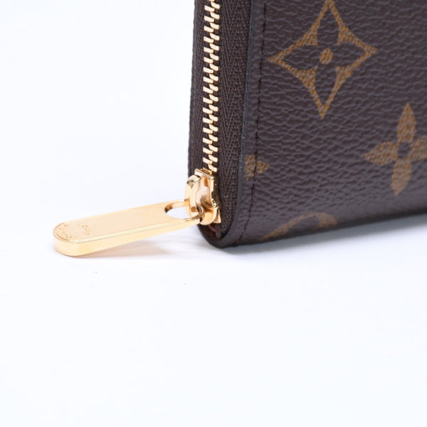 新品同様 LOUIS VUITTON ルイヴィトン ジッピー コインパース M60067 モノグラムキャンバス ミニウォレット 小銭入れ 財布 ブラウン ゴールド金具 中古 4a006567