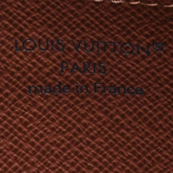 新品同様 LOUIS VUITTON ルイヴィトン ジッピー コインパース M60067 モノグラムキャンバス ミニウォレット 小銭入れ 財布 ブラウン ゴールド金具 中古 4a006567