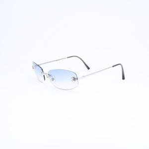 CHANEL シャネル サングラス アイウェア Coco Mark ココマーク 4002 c.124/55 サイズ57◻︎19 美品 中古 4a006805