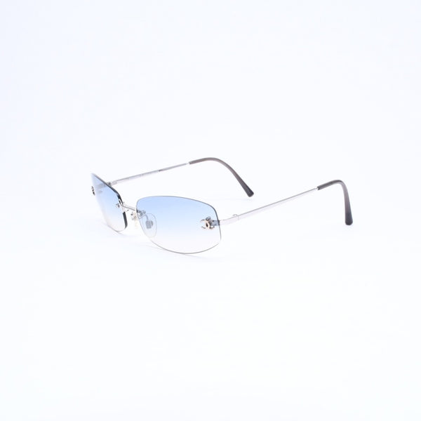 CHANEL シャネル サングラス アイウェア Coco Mark ココマーク 4002 c.124/55 サイズ57◻︎19 美品 中古 4a006805