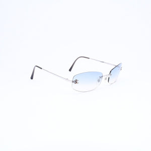 CHANEL シャネル サングラス アイウェア Coco Mark ココマーク 4002 c.124/55 サイズ57◻︎19 美品 中古 4a006805