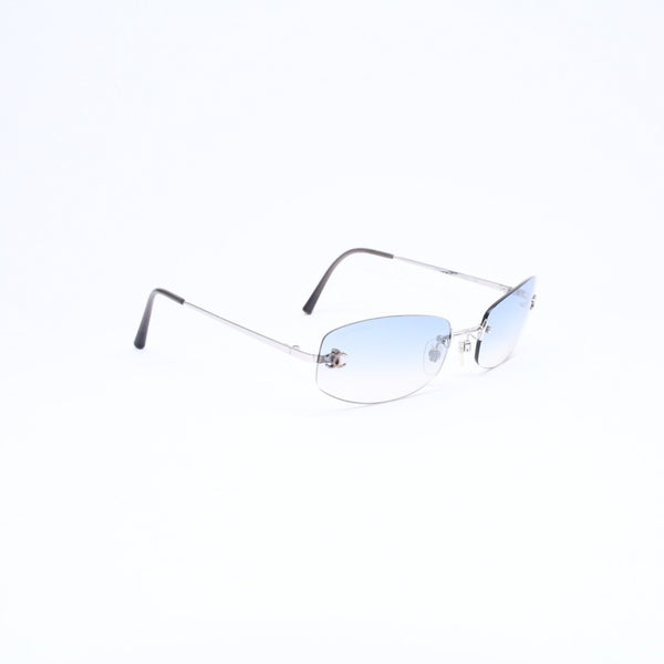 CHANEL シャネル サングラス アイウェア Coco Mark ココマーク 4002 c.124/55 サイズ57◻︎19 美品 中古 4a006805