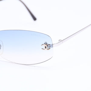 CHANEL シャネル サングラス アイウェア Coco Mark ココマーク 4002 c.124/55 サイズ57◻︎19 美品 中古 4a006805
