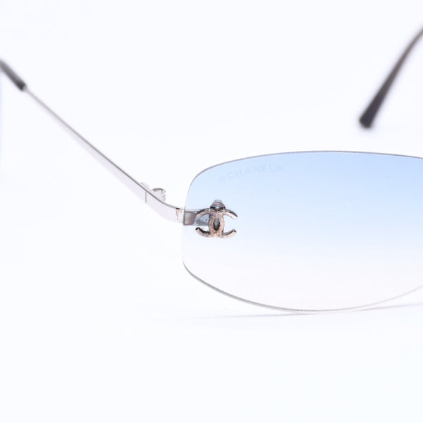 CHANEL シャネル サングラス アイウェア Coco Mark ココマーク 4002 c.124/55 サイズ57◻︎19 美品 中古 4a006805