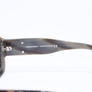 極美品 CHANEL シャネル サングラス アイウェア 5102-A c.653/11 サイズ54□17 135 ココマーク べっ甲カラー 中古 4a006798