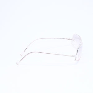 極美品 CHANEL シャネル サングラス アイウェア 5043-B c.660/6I サイズ55□16 135 ココマーク ラインストーン クリア グレー 中古 4a006794