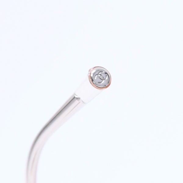 極美品 CHANEL シャネル サングラス アイウェア 5043-B c.660/6I サイズ55□16 135 ココマーク ラインストーン クリア グレー 中古 4a006794