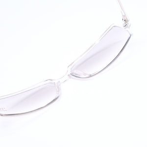極美品 CHANEL シャネル サングラス アイウェア 5043-B c.660/6I サイズ55□16 135 ココマーク ラインストーン クリア グレー 中古 4a006794