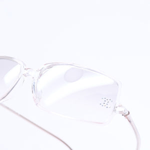 極美品 CHANEL シャネル サングラス アイウェア 5043-B c.660/6I サイズ55□16 135 ココマーク ラインストーン クリア グレー 中古 4a006794