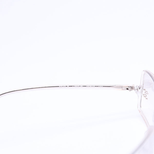 極美品 CHANEL シャネル サングラス アイウェア 5043-B c.660/6I サイズ55□16 135 ココマーク ラインストーン クリア グレー 中古 4a006794