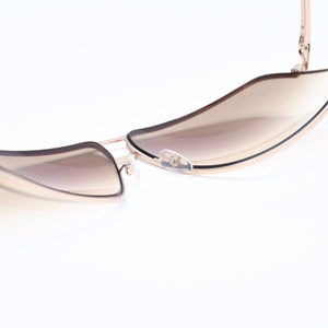 GUCCI グッチ ティアドロップ サングラス アイウェア GG2721/S P6DMZ サイズ69□09 135 イエロー ゴールド 美品 中古 4a006789