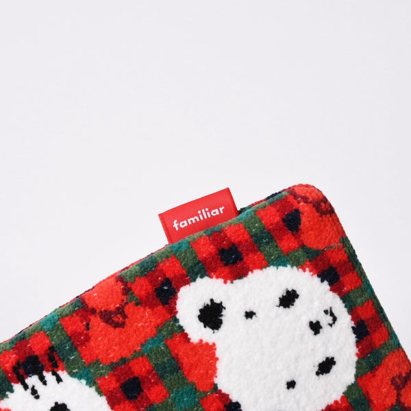 新品未使用 familiar ファミリア × HELLO KITTY ハローキティ 巾着 770347 XF チェック柄 中古 4a006927