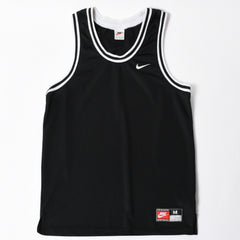 NIKE ナイキ バスケットボールゲームシャツ タンクトップ Mサイズ ブラック ホワイト メッシュ メンズ 美品 中古 4a006825