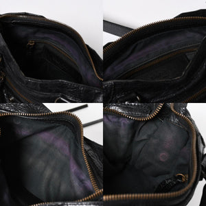 BALENCIAGA バレンシアガ クラシック ミニシティ 2WAY ハンドバッグ ショルダーバッグ ブラック 300295 美品 中古 4a006986