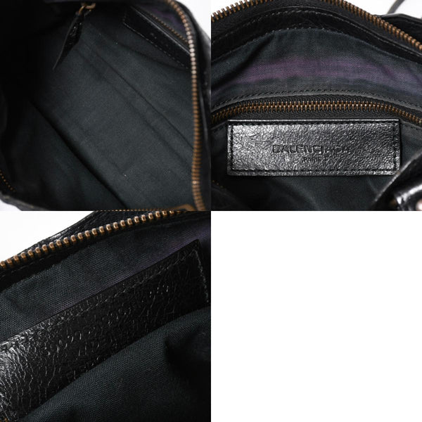 BALENCIAGA バレンシアガ クラシック ミニシティ 2WAY ハンドバッグ ショルダーバッグ ブラック 300295 美品 中古 4a006986