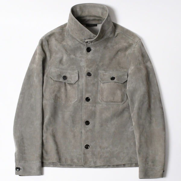 極美品 TOM FORD トムフォード スエードジャケット サイズ52 スエード ラムスキン イタリア製 中古 4a006724