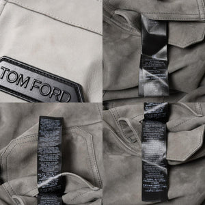 極美品 TOM FORD トムフォード スエードジャケット サイズ52 スエード ラムスキン イタリア製 中古 4a006724