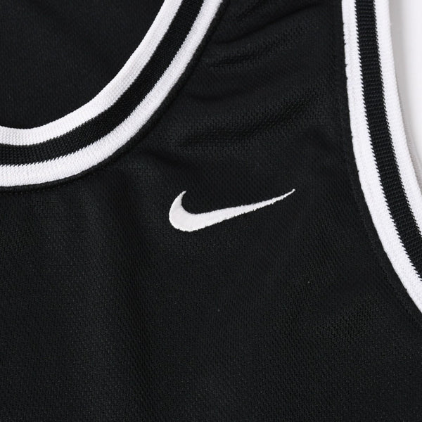 NIKE ナイキ バスケットボールゲームシャツ タンクトップ Mサイズ ブラック ホワイト メッシュ メンズ 美品 中古 4a006825