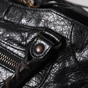 BALENCIAGA バレンシアガ クラシック ミニシティ 2WAY ハンドバッグ ショルダーバッグ ブラック 300295 美品 中古 4a006986