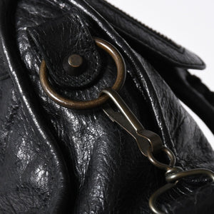 BALENCIAGA バレンシアガ クラシック ミニシティ 2WAY ハンドバッグ ショルダーバッグ ブラック 300295 美品 中古 4a006986