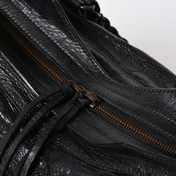 極美品 BALENCIAGA バレンシアガ バッグ ザ シティ 2WAY バッグ ブラック ハンドバッグ ショルダーバッグ 115748 中古 4a 006858