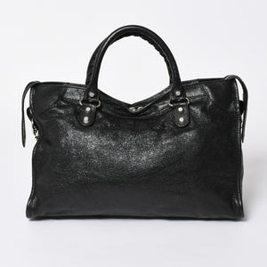 極美品 BALENCIAGA バレンシアガ バッグ ザ シティ 2WAY バッグ ブラック ハンドバッグ ショルダーバッグ 281770 中古 4a006859