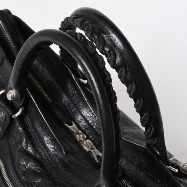 極美品 BALENCIAGA バレンシアガ バッグ ザ シティ 2WAY バッグ ブラック ハンドバッグ ショルダーバッグ 281770 中古 4a006859