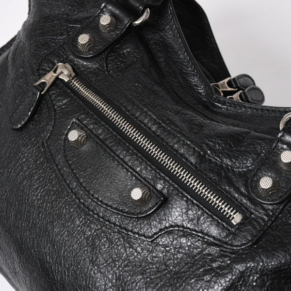 極美品 BALENCIAGA バレンシアガ バッグ ザ シティ 2WAY バッグ ブラック ハンドバッグ ショルダーバッグ 281770 中古 4a006859