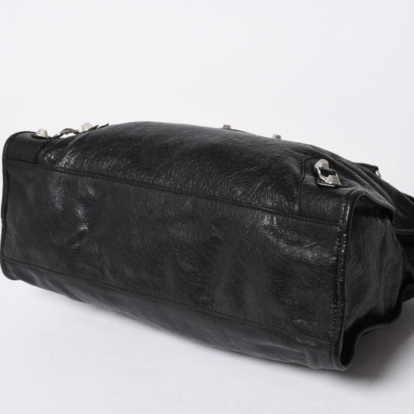 極美品 BALENCIAGA バレンシアガ バッグ ザ シティ 2WAY バッグ ブラック ハンドバッグ ショルダーバッグ 281770 中古 4a006859