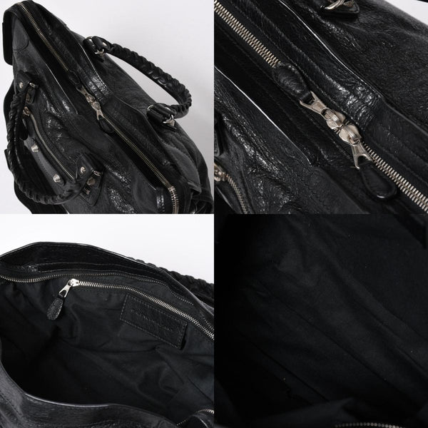 極美品 BALENCIAGA バレンシアガ バッグ ザ シティ 2WAY バッグ ブラック ハンドバッグ ショルダーバッグ 281770 中古 4a006859