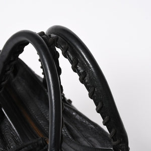 極美品 BALENCIAGA バレンシアガ バッグ ザ シティ 2WAY バッグ ブラック ハンドバッグ ショルダーバッグ 115748 中古 4a 006858