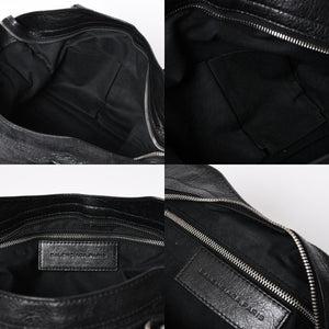 極美品 BALENCIAGA バレンシアガ バッグ ザ シティ 2WAY バッグ ブラック ハンドバッグ ショルダーバッグ 281770 中古 4a006859