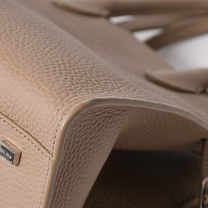 極美品 THE ROW ザ ロウ SOFT MARGAUX 10 ソフトマルゴー10 2WAYバッグ W1190L133 カーフスキン サンドベージュ 中古 4a006860