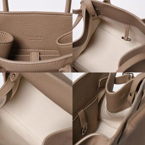 極美品 THE ROW ザ ロウ SOFT MARGAUX 10 ソフトマルゴー10 2WAYバッグ W1190L133 カーフスキン サンドベージュ 中古 4a006860