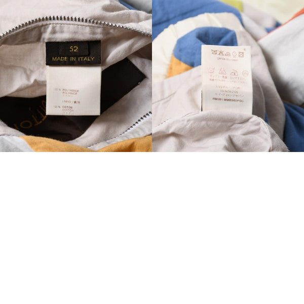 LOUIS VUITTON ルイヴィトン ブルゾン リバーシブル マルチカラー RM081 MMBS60PGC ナイロン コットン サイズ52 美品 中古 4a006865