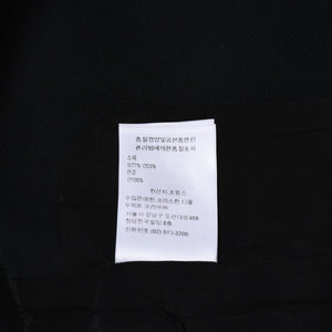 極美品 CHRISTIAN DIOR クリスチャンディオール ベスト 051G24A1166 フランス製 ウール シルク ブラック サイズ34 中古 4a006471