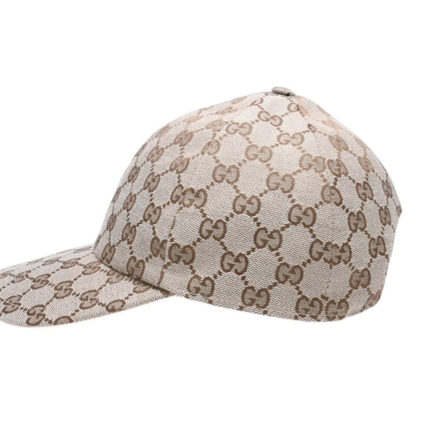 極美品 GUCCI グッチ GGキャンバス ベースボールキャップ 847862 Sサイズ ヒグチユウコ ボー&ポリス ベージュ ライトピンク 日本限定 中古 4a006880