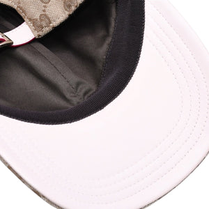 極美品 GUCCI グッチ GGキャンバス ベースボールキャップ 847862 Sサイズ ヒグチユウコ ボー&ポリス ベージュ ライトピンク 日本限定 中古 4a006880