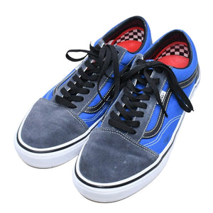 VANS × Supreme バンズ × シュプリーム Skete Old Skool Tribal Barbed Wire Royal バンズ シュプリーム オールドスクール スニーカー 21FW 美品 中古 4a006553