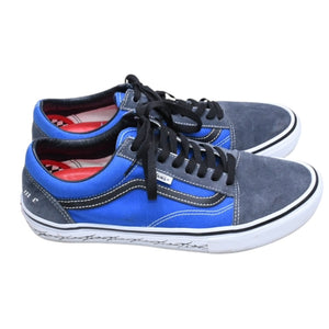 VANS × Supreme バンズ × シュプリーム Skete Old Skool Tribal Barbed Wire Royal バンズ シュプリーム オールドスクール スニーカー 21FW 美品 中古 4a006553