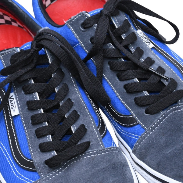 VANS × Supreme バンズ × シュプリーム Skete Old Skool Tribal Barbed Wire Royal バンズ シュプリーム オールドスクール スニーカー 21FW 美品 中古 4a006553