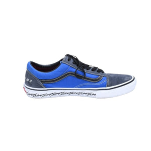 VANS × Supreme バンズ × シュプリーム Skete Old Skool Tribal Barbed Wire Royal バンズ シュプリーム オールドスクール スニーカー 21FW 美品 中古 4a006553