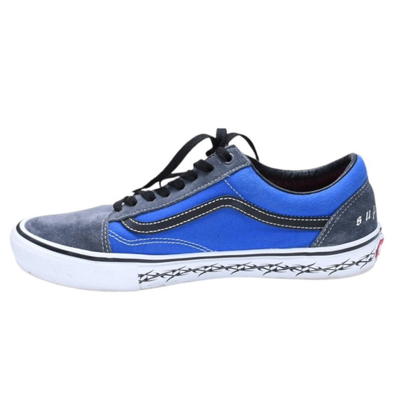 VANS × Supreme バンズ × シュプリーム Skete Old Skool Tribal Barbed Wire Royal バンズ シュプリーム オールドスクール スニーカー 21FW 美品 中古 4a006553