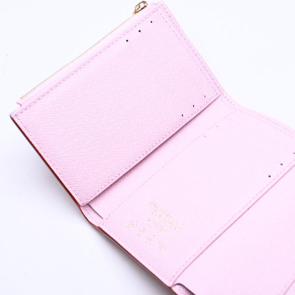 新品同様 LOUIS VUITTON ルイヴィトン ポルトフォイユ ヴィクトリーヌ 三つ折り財布 M13427 モノグラム チェリーブロッサム 村上隆 中古 4a007022