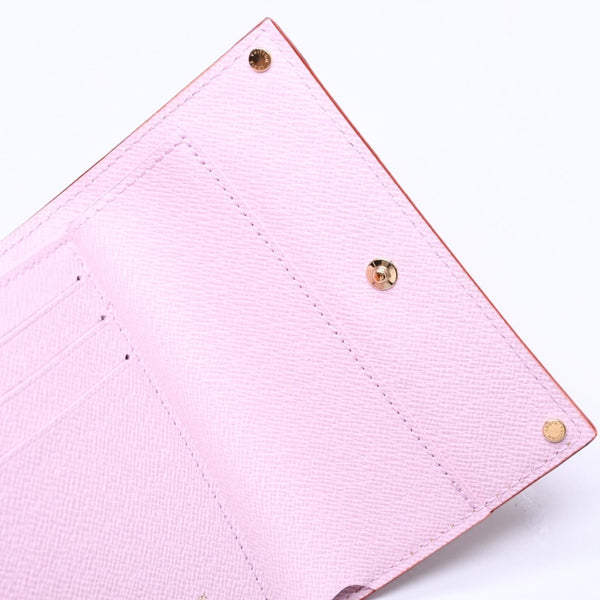 新品同様 LOUIS VUITTON ルイヴィトン ポルトフォイユ ヴィクトリーヌ 三つ折り財布 M13427 モノグラム チェリーブロッサム 村上隆 中古 4a007022